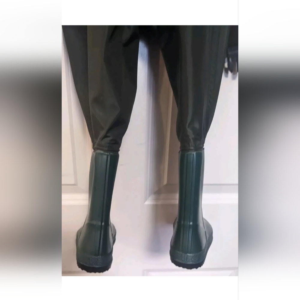 TideWe Chest Waders Fishing Green Childrens Boot Size 27 Bibs Overalls 2T 3T - Picture 13 of 16